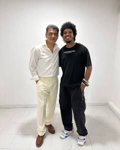 Ajith Kumar: விடாமுயற்சி கெட்டப்பில் ரசிகர்களுடன் போட்டோ எடுத்த அஜித்! வைரலாகும் போட்டோஸ்!