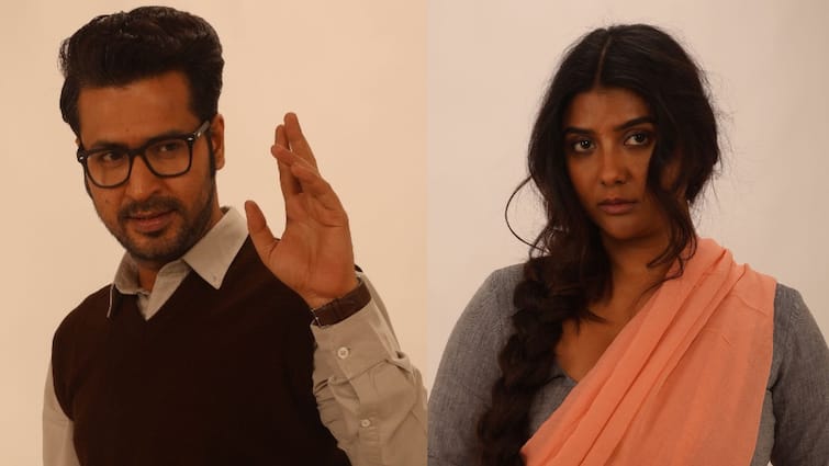 Anirban Bhattacharyya Parno Mitra will act in Parambrata Chatterjee new web series Bhog Entertainment News Tollywood Anirban-Parambrata: অনির্বাণের বিপরীতে পার্নো, প্রকাশ্যে পরমব্রতর 'ভোগ' ওয়েব সিরিজের প্রথম লুক