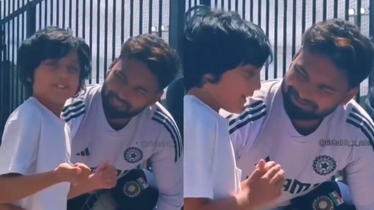 Rishabh pant heartful behaviour with a girl child in melbourne during his practice Watch video : அந்த மனசு இருக்கே! சிறுமியிடம் உரையாடிய பண்ட்.. வைரலாகும் வீடியோ