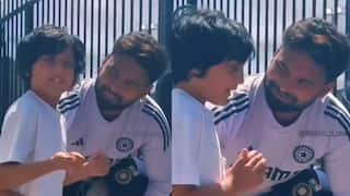 Rishabh pant heartful behaviour with a girl child in melbourne during his practice