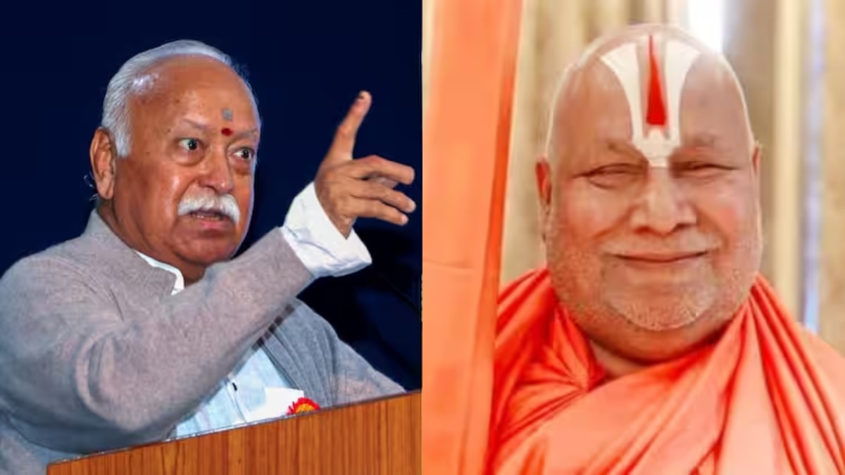 ‘वो RSS के संचालक हो सकते हैं, हिंदू धर्म…’, मोहन भागवत के मस्जिद वाले बयान पर रामभद्राचार्य का पलटवार