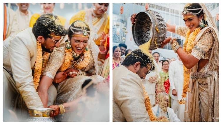 PV Sindhu And Venkat Datta Are Manish Malhotra Bride And Groom. See Wedding Pics