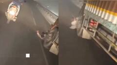 'हम चीखते रहे, उसने नहीं रोका..', टक्कर के बाद ट्रक के आगे फंसे दो युवक, घसीटता ले गया ड्राइवर