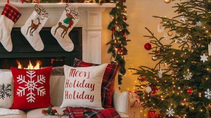 Creating a Christmas theme is easy with creative, subtle ideas. Blend various shades of decor with red tones to evoke a warm, festive feel. Here are tips to make this cosy, holiday inspired look work.