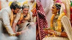 Photos: खूबसूरती में नहीं किसी अप्सरा से कम; पीवी सिंधु की शादी की तस्वीरें वायरल