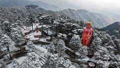 Fresh Snowfall Blankets Uttarakhand, Himachal, Kashmir, Rain Washes Parts Of Delhi — IN PICS