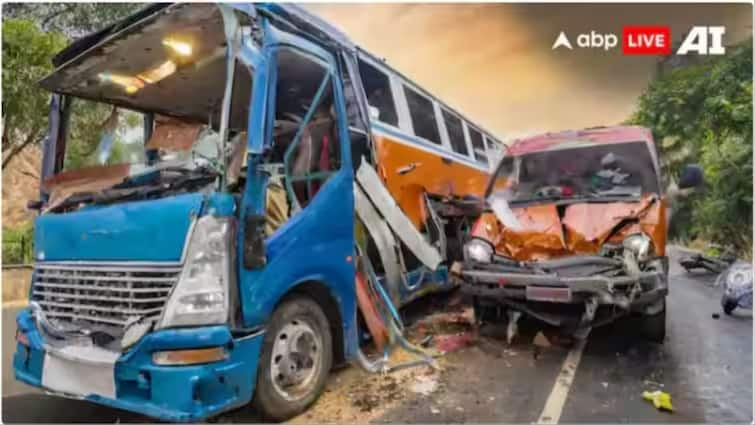 School Bus Carrying 45 Students To Dehradun Meets With Accident, Girl's Leg Stuck In Vehicle