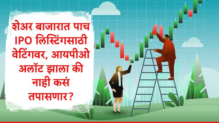 IPO Allotment Status : भारतीय शेअर बाजारात 27 डिसेंबरला पाच मेनबोर्ड आयपीओ लिस्ट होणार आहेत. या आयपीओंना मोठ्या प्रमाणावर सबस्क्राइब करण्यात आलं आहे.