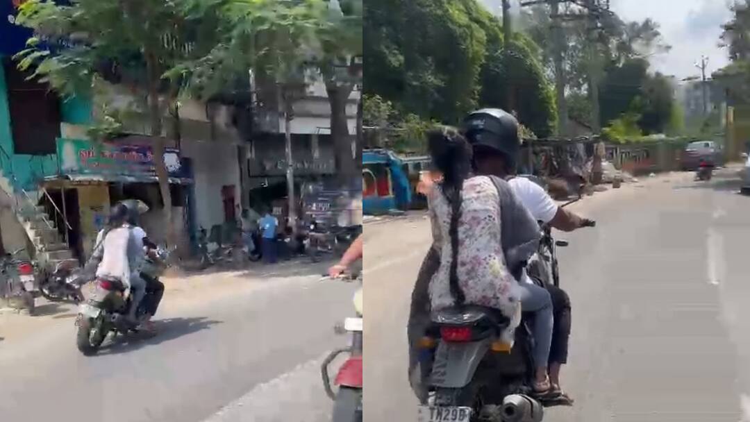 திருட்டு பைக்கில் ஜாலியாக சுற்றும் 