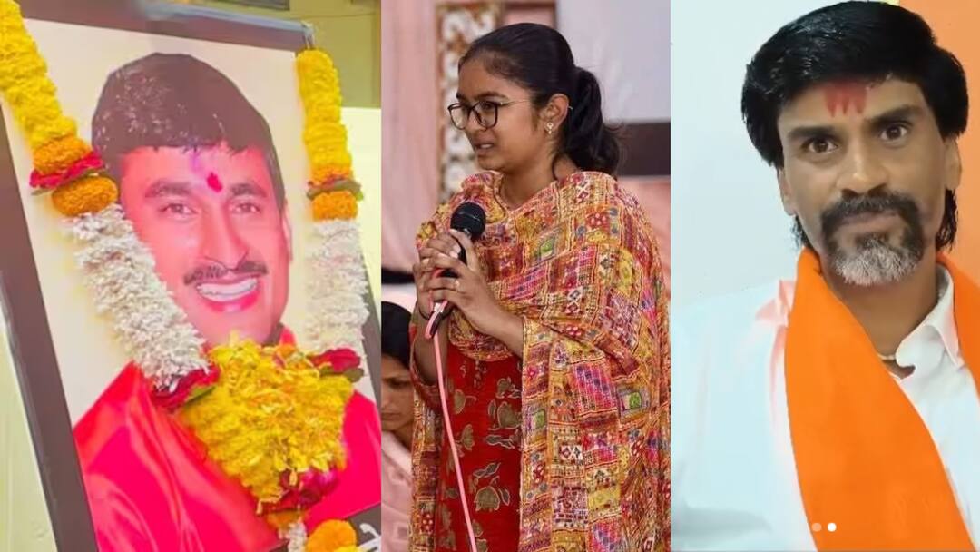 Manoj Jarange Patil on Santosh Deshmukh Murder Case Give justice to your brother the girl called Manoj Jarage determination after consoling Santosh Deshmukh family Beed News Marathi News आपल्या भावाला न्याय द्यायचा, लेकीने हाक दिलीये; संतोष देशमुख यांच्या कुटुंबियांचे सांत्वन केल्यानंतर मनोज जरागेंचा निर्धार