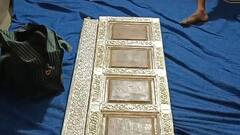 गरिबांच्या, वारकऱ्यांच्या विठ्ठल मंदिरात चांदीचा दरवाजा; 30 किलो चांदीत कोरीव काम; भक्तानं दिलं दान