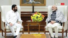 महाराष्ट्र के डिप्टी CM एकनाथ शिंदे ने PM मोदी से की मुलाकात, बेटे-बहू भी रहे साथ