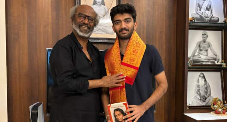 Superstar Rajinikanth Surprises World Chess Champion D Gukesh With Memorable Present - See Pics