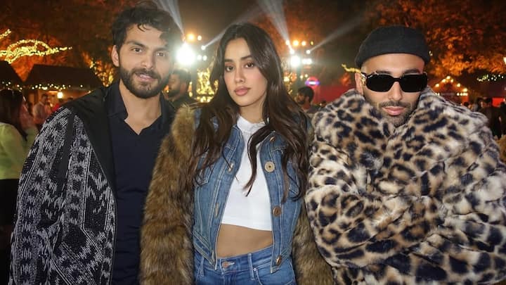 A Christmas celebration photo featuring Janhvi Kapoor and her rumoured boyfriend Shikhar Pahariya went viral, captivating fans with their chemistry.