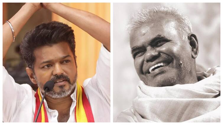 TVK leader Vijay extends centenary birthday greetings to Veteran communist nallakannu 