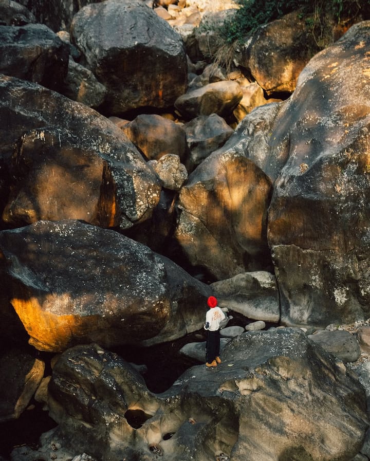 Before Meghalaya, the singer went on a trip to Kashmir and posted video.