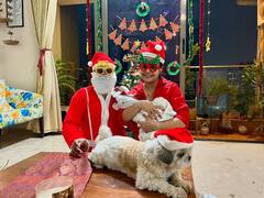 टीवी की गोपी बहू ने ऐसे सेलिब्रेट किया बेटे के साथ पहला क्रिसमस, सांता बने पापा शानवाज