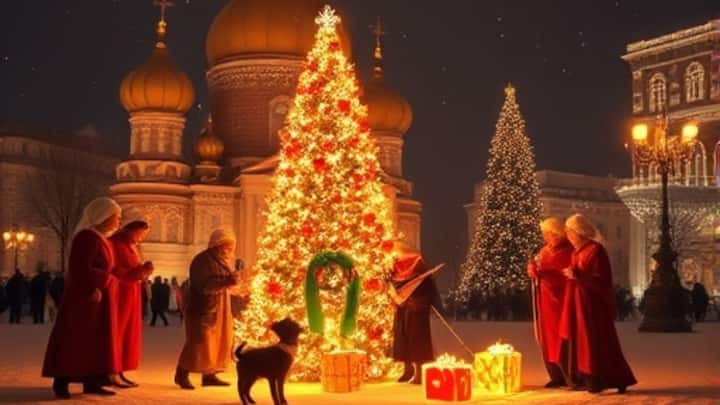 Christmas in Serbia begins with traditional customs such as the burning of the Yule log and continues with Orthodox religious rituals and a festive meal.