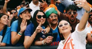 IND vs AUS Sonakshi Sinha Karishma Tanna Cheering For India In Melbourne Pictures