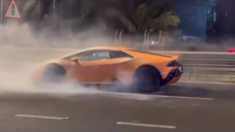 Lamborghini Goes Up In Flames On Mumbai Road, Gautam Singhania Shares Video