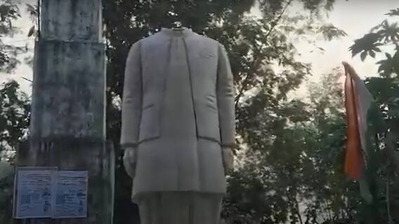 बलिया में अराजक तत्वों ने पूर्व मंत्री शारदानंद अंचल की प्रतिमा तोड़ी, पुलिस ने दर्ज किया मामला