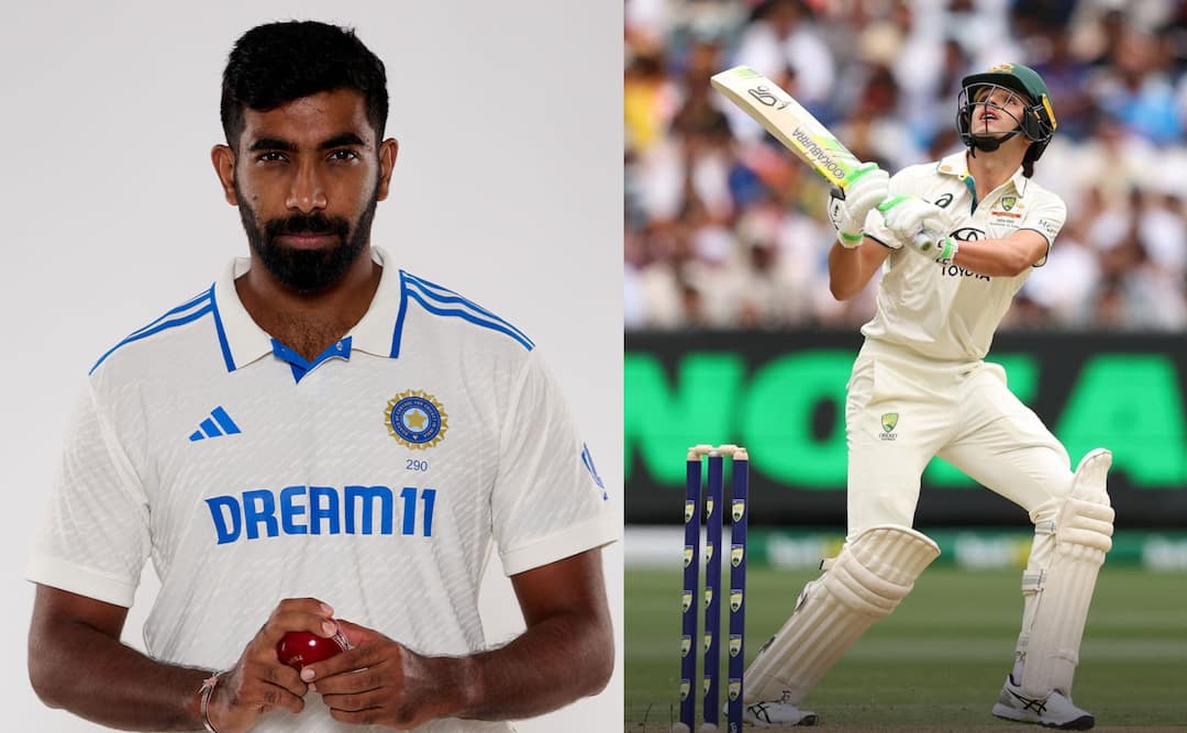 Border Gavaskar Trophy IND vs AUS Melbourne Test Jasprit Bumrah Concedes Test Six After 3 Years 4483 days by Sam Konstas in Boxing Day Test 19 साल के सैम कोंस्टस ने तोड़ा जसप्रीत बुमराह का गुरूर, 4483 गेंद और 1112 दिनों बाद टूटा महारिकॉर्ड