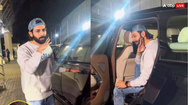 kartik aaryan mimics allu arjun iconic style from pushpa 2 watch video Watch: Pushpa 2 के फैन हैं कार्तिक आर्यन, अल्लू अर्जुन का आइकॉनिक स्टाइल किया कॉपी