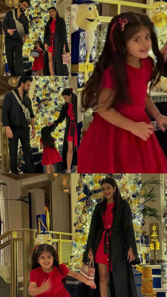 चारू असोपा ने एक्स हसबैंड संग सेलिब्रेट किया क्रिसमस, बेटी संग रेड में की ट्विनिंग