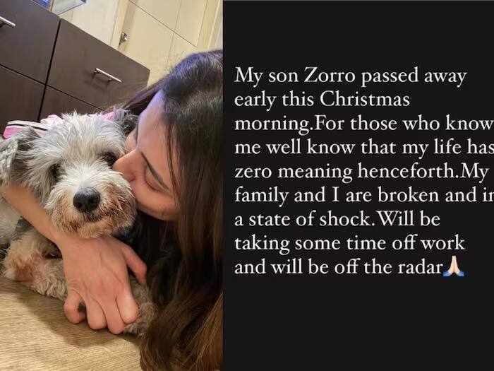 या पोस्टमध्ये तिने लिहिलंय, 'माझा मुलगा झॉरोने ख्रिसमसच्या दिवशी सकाळी जगाला निरोप दिला. मला जवळून ओळखणारे लोक समजू शकतात की, माझं आयुष्य आता निरर्थक झालं आहे. या धक्क्यातून मी आणि माझे कुटुंब सावरलेलो नाही. मी काही काळ कामातून ब्रेक घेत आहे,'