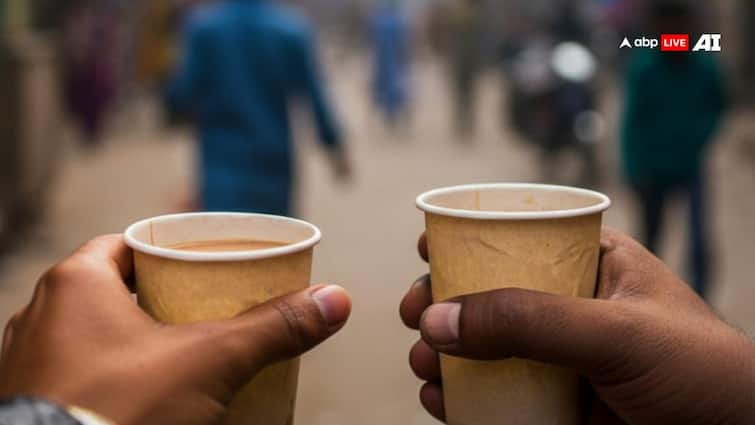 How dangerous is it to sip tea from a disposable glass from the tap outside the office?