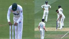 बाबर आजम ने उतारी मोहम्मद सिराज की नकल, बीच मैच में स्टंप से की छेड़छाड़ 