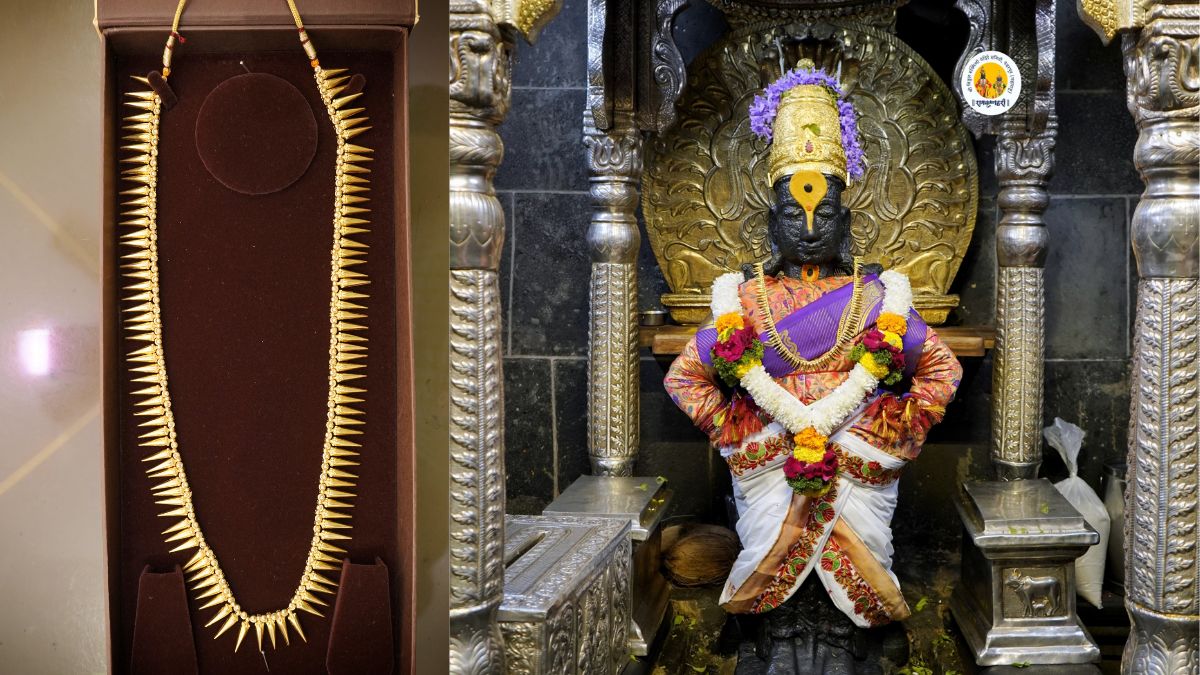 Vitthal Mandir : नाव न सांगण्याच्या अटीवर निस्सिम भक्ताकडून विठ्ठलाला 9 लाखांचा सोन्याचा हार अर्पण