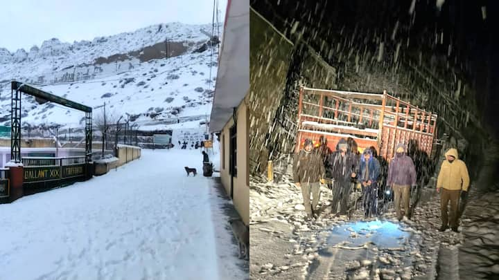 Himachal Pradesh Weather: हिमाचल प्रदेश में बर्फबारी और बारिश की भारी संभावना के साथ तापमान में गिरावट आई है. ऊंचाई वाले इलाकों में बर्फबारी हुई है.