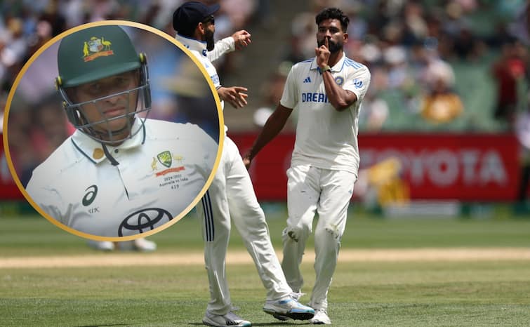 सिराज ने उस्मान ख्वाजा को चुप कराया, MCG में भारतीय फैंस के सामने ऑस्ट्रेलियाई दर्शक चुप