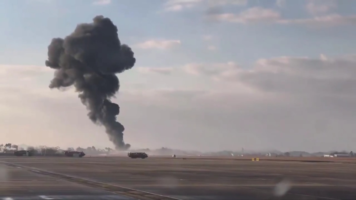 On Cam: South Korean Plane Veers Off Runway, Goes Up In Flames Killing 28