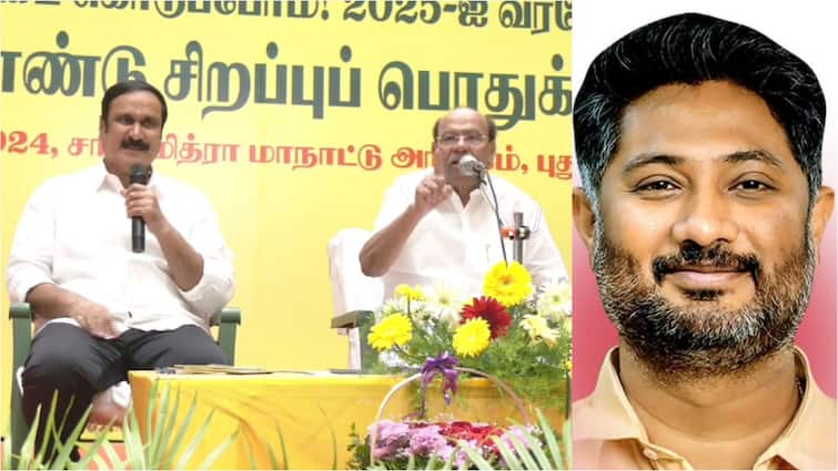 Ramadoss and anbumani Ramadoss clashes Mukundan resigns from all party responsibilities Breaking: அன்புமணி - ராமதாஸ் மோதலுக்கு காரணமான முகுந்தன் பாமக-வில் இருந்து விலகலா?