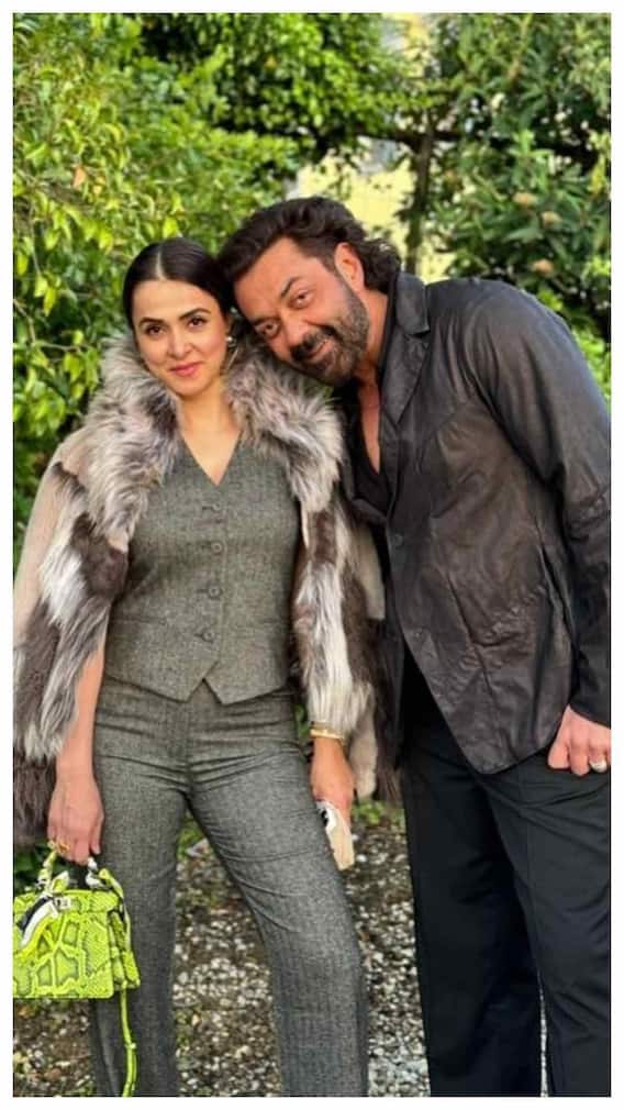 पत्नी तानिया संग स्पॉट हुए बॉबी देओल, बेटे ने लूटी लाइमलाइट