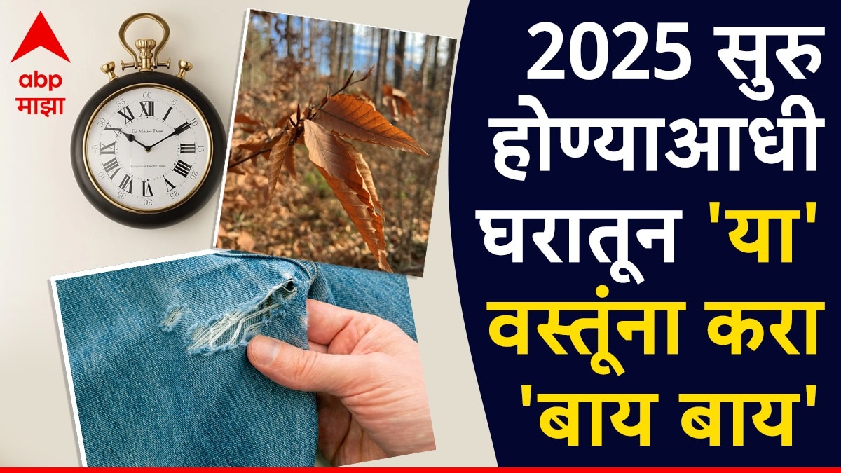 Vastu Tips : 2025 सुरु होण्याआधी घरातून 'या' वस्तूंना करा 'बाय बाय'; घरात येईल दारिद्र्य