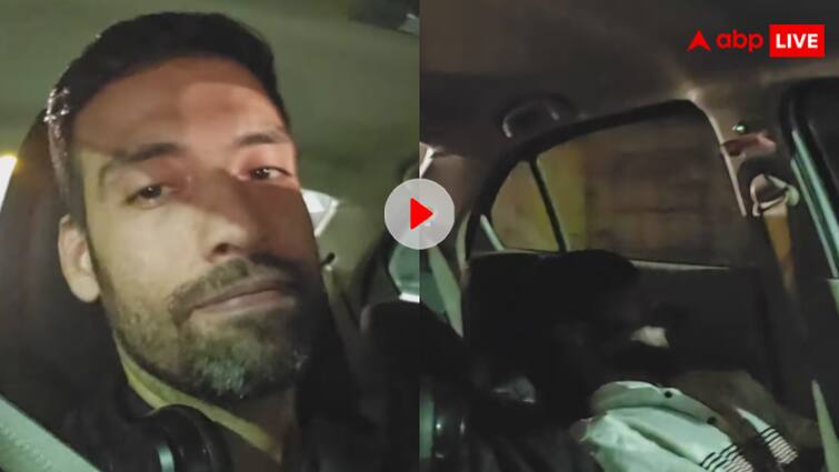 हे भगवान क्या जुल्म है! नींद की हालत में बेहोश हुआ ड्राइवर तो पैसेंजर ने चलाई कैब, हैरान कर देगा मामला Cab driver fell asleep In Bangalore and the passenger drove the car himself video goes viral हे भगवान क्या जुल्म है! नींद की हालत में बेहोश हुआ ड्राइवर तो पैसेंजर ने चलाई कैब, हैरान कर देगा मामला