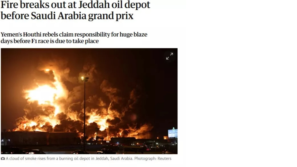 Fact Check: Israel’s Ashkelon Power Plant Attacked By Houthi Rebels? No, Viral Video Is From Saudi Arabia