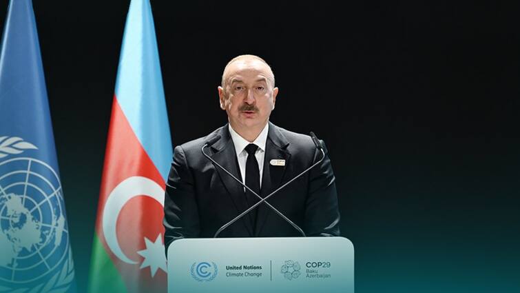Azerbaijan President Ilham Aliyev Blames Russia For Plane Crash, Alleges 'Cover-Up' Attempt By Moscow Azerbaijan President Ilham Aliyev Confirms Russia Shot Down Passenger Plane That Crashed In Kazakhstan Vladimir Putin Azerbaijan President Ilham Aliyev Blames Russia For Plane Crash, Alleges 'Cover-Up' Attempt By Moscow