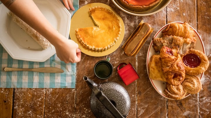 3. Baking: You can spend your New Year's Eve indulging in baking for yourself and your loved ones. It's a perfect opportunity to bring out your inner baker and bake sweet treats. Enjoy the process of baking delicious and homemade treats on this day. (Image Source: Canva)