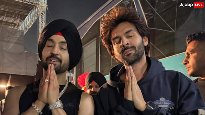 Kartik Aaryan Vs Diljit Dosanjh: दिलजीत दोसांझ अपने इंडिया टूर पर हैं. अपने कॉन्सर्ट में दिलजीत धमाल मचा रहे हैं. उनके एक कॉन्सर्ट में कार्तिक आर्यन भी शामिल हुए थे.