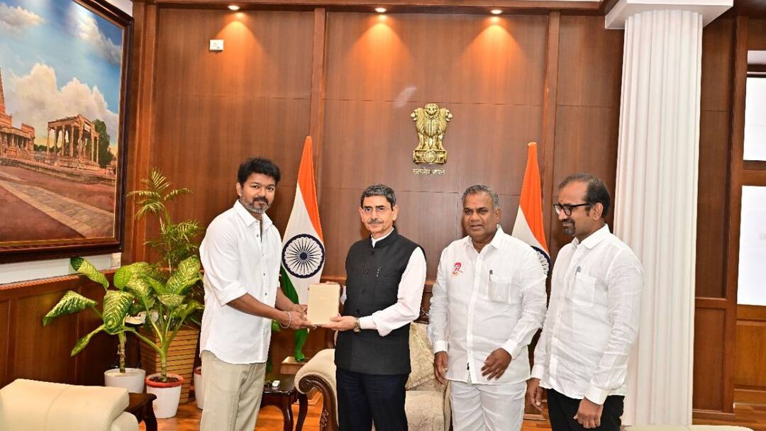 TVK VIJAY: ”ஆளுநரை சந்தித்து பேசியது என்ன?” தவெக விஜய் வெளியிட்ட அறிக்கை - திமுக மீது இவ்வளவு குற்றச்சாட்டுகளா?