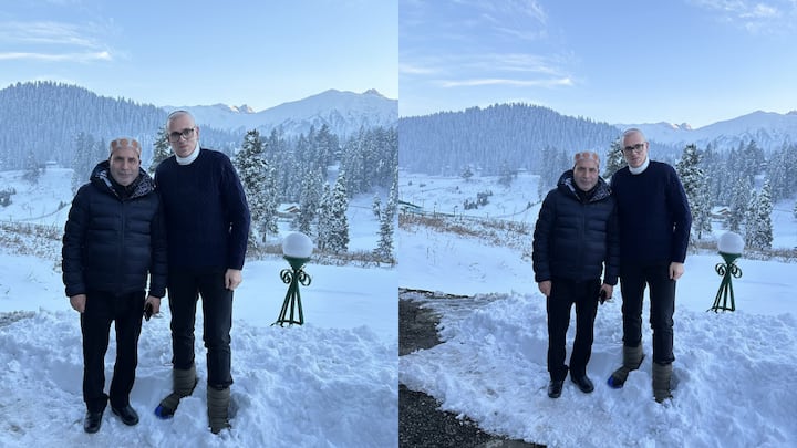 उमर अब्दुल्ला ने बर्फबारी के बीच खड़े होकर सोशल मीडिया प्लेटफॉर्म एक्स पर तस्वीरें शेयर की है. इसके साथ उन्होंने लिखा, ''विधायक गुलमर्ग फारूक शाह से मुलाकात की और आगामी सीजन की तैयारियों पर चर्चा की. हाल ही में हुई बर्फबारी और अगले कुछ दिनों में और बर्फबारी की उम्मीद के साथ आखिरकार शीतकालीन पर्यटक/स्की सीजन शुरू हो गया है.''