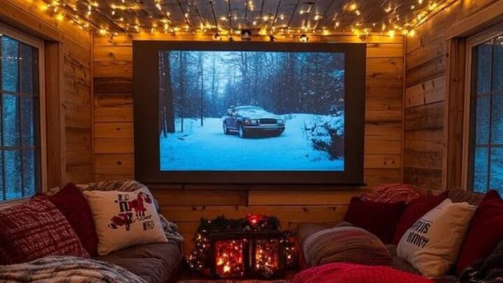 2. Movie Marathon: A movie marathon is a cosy way to enter the new year. You can enjoy back to back films with snacks in a warm setting. It's a fun and relaxing way to spend your New Year's Eve. (Image Source: Pinterest/learncalifornia)