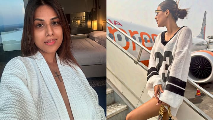 Nia Sharma Viral Pics: इन दिनों सभी सेलेब्स बीच या पहाड़ियों पर वेकेशन मनाते हुए नजर आ रहे हैं. इसी बीच निया शर्मा भी गोवा पहुंची. जहां से अब कई तस्वीरें उन्होंने फैंस के साथ शेयर की.