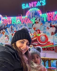 न्यू ईयर पर बच्चों के साथ वंडरलैंड पहुंचीं शिल्पा शेट्टी, विंटर लुक में शेयर की वेकेशन की खूबसूरत तस्वीरें