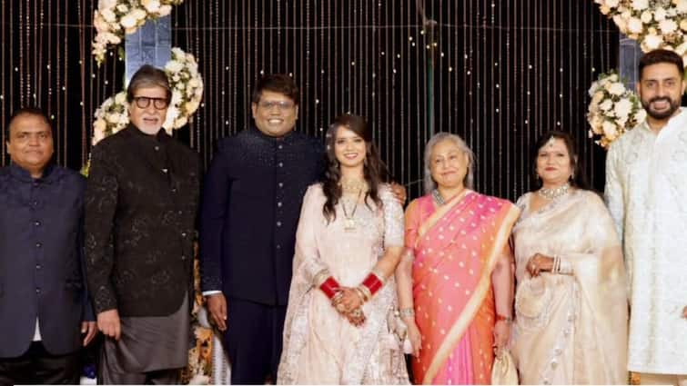 Amitabh, Jaya And Abhishek Grace Wedding Reception; Fans Wonder About Aishwarya Rai’s Absence