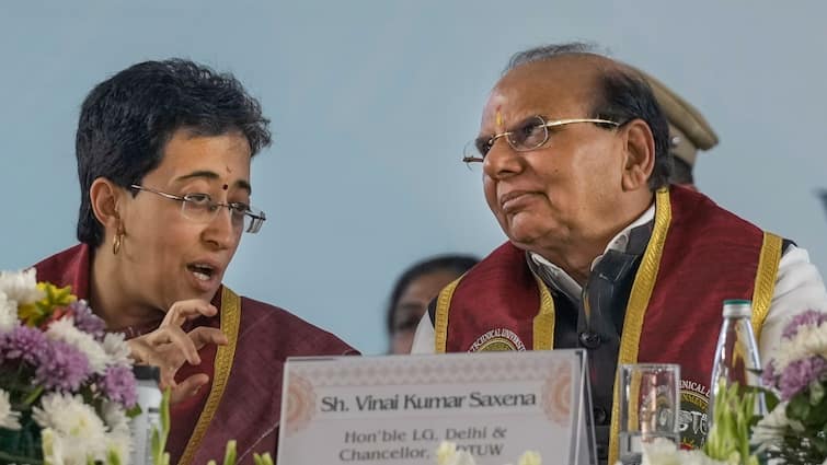 'LG's Office Working As Proxy Of BJP': CM Atishi Hits Back At VK Saxena